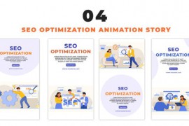Flat Avatar SEO Optimization Instagram Story 48659741