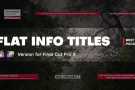 Flat Info Titles | Final Cut Pro 45195770