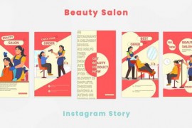 Girls Beauty Salon Instagram Story 44420511 
