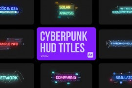 Cyberpunk Titles 02 for After Effects 45038027