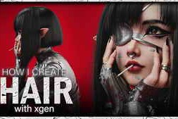 FlippedNormals – HOW I CREATE Hair with Xgen – Maya