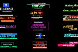 Main Titles Typography 49171622