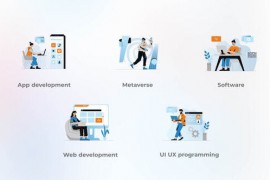 Software developer - Flat blue concepts 42031545
