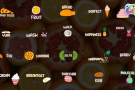 Cartoon Food Animations Titles for FCPX 48475201