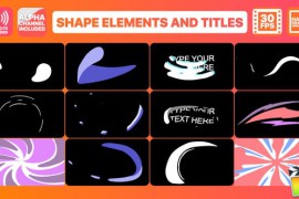 Shape Elements And Titles | FCPX 24254129