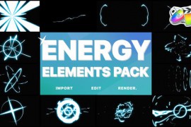 Cartoon Energy Elements Pack | FCPX 25420446