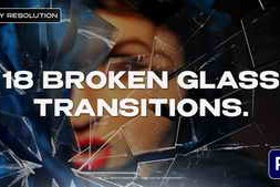 Free Download:Broken Glass Transitions For Premiere Pro 60174563