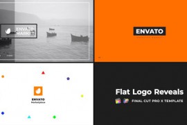 Flat Logo Reveals | Final Cut Pro 43898020