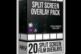 Premium Split Screen Overlay Bundle Pack – Akvstudios