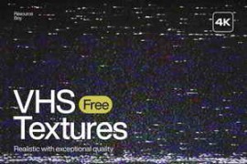 FREE 100 VHS Overlays Pack for Photoshop