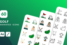 Golf Animated Icons | After Effects 48468150