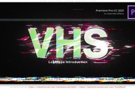 VHS Glitch Logo Animation 52205787