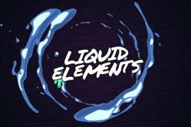 Liquid Elements // MOGRT 45956193