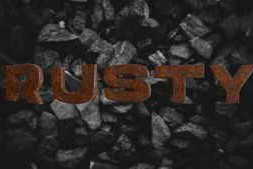Free Download:Rusty Metal Font 61755215