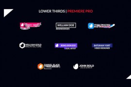 Lower Thirds | Premiere Pro 44771128