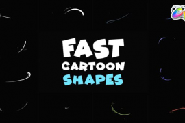 Fast Cartoon Shapes | FCPX 50807193