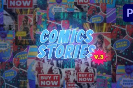 Comics Instagram Stories V.3 - Premiere Pro 40693700