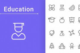 Education animation set 52294965