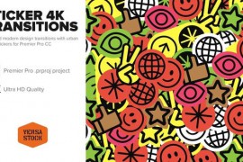 Sticker Transitions 4K 43858425