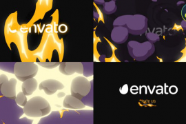 Cartoon Explosion Logo Opener for DaVinci Resolve 51084169