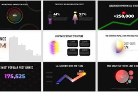 Infographic Scenes - Social Media / AE 47986974