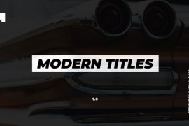 Modern Titles | DaVinci Resolve 32298565