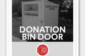 Big Room Sound Donation Bin Door WAV