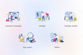 Content maneger - Сartoon concept 42344471