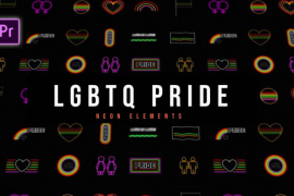 LGBTQ Pride Neon Elements 52577537