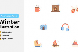 Winter Illustration Animation Pack 51585362