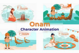 Onam Festival Premiere Pro Animation Scene 42853021