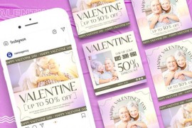 Happy Valentines Day Media Post 43042221
