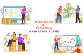 Finance Business Explainer Animation Scene 43660829
