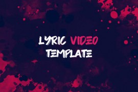 Lyric Video Template | Grunge Style 28540410