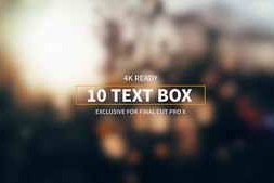 10 Text Box for Final Cut Pro X - LenoFX