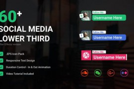 Social Media Lower third 49871316