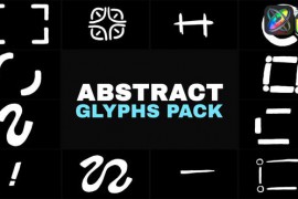 Abstract Animation Glyphs Pack | FCPX 52609359