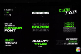 Bold Text Titles | FCP 40451079