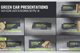 Green Car Presentation/ Tesla/ Electric Car/ Eco Planet/ Renewable Energy/ Ecology/ Battery/ Bio