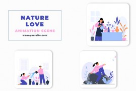 Nature Lover Animation Scene 46436560