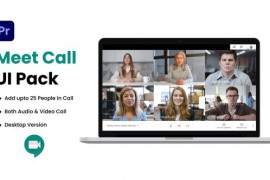 Meet Video Conference UI Pack 42143925