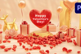 Valentine Day 3D Logo Intro - Premiere Pro 50433963