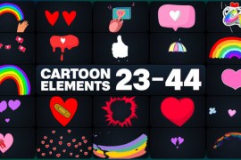 Cartoon Elements for FCPX 47925276