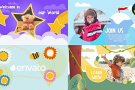 Cartoon Kids Scenes for DaVinci Resolve 48684030
