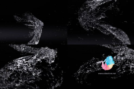 Water Helix style Logo Reveal 45527381
