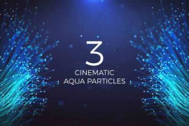 Cinematic Aqua Particles 3 24867405