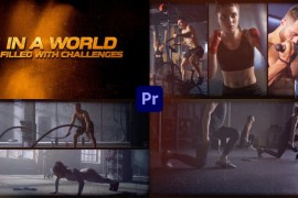 Gym Workout Sport Promo - MOGRT Template 50809064