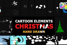 Cartoon Christmas Elements And Transitions 25337068