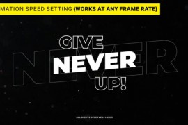 Kinetic Typography Titles \ DR 44357068
