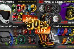 Artstation – Automotive Parts Bundle / 3 Full Tutorial